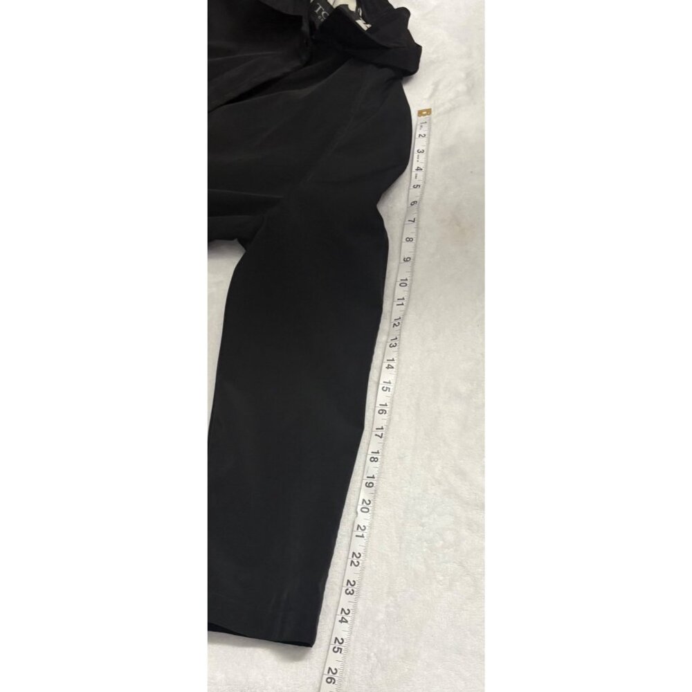 Towne Collection Black Urban Hooded Sleek Contemporary Rain Jacket Womens Large - Picture 11 of 16